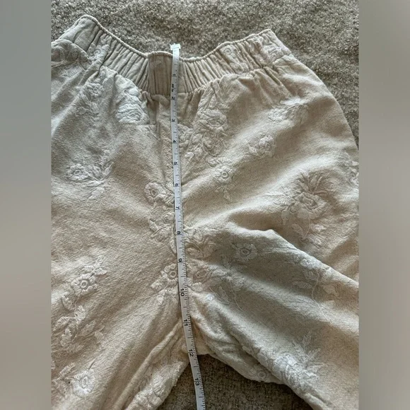 Abercrombie linen embroidered pants - Picture 4 of 7